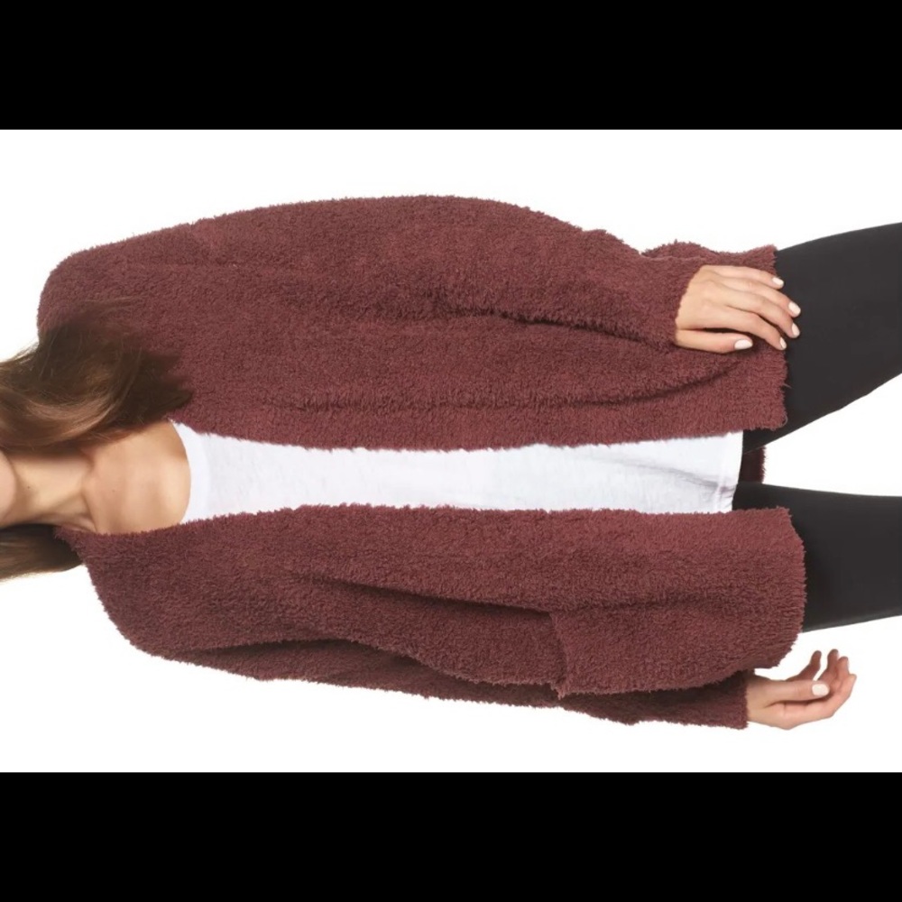 AWESOME BAREFOOT DREAMS COZYCHIC CARDIGAN S/M